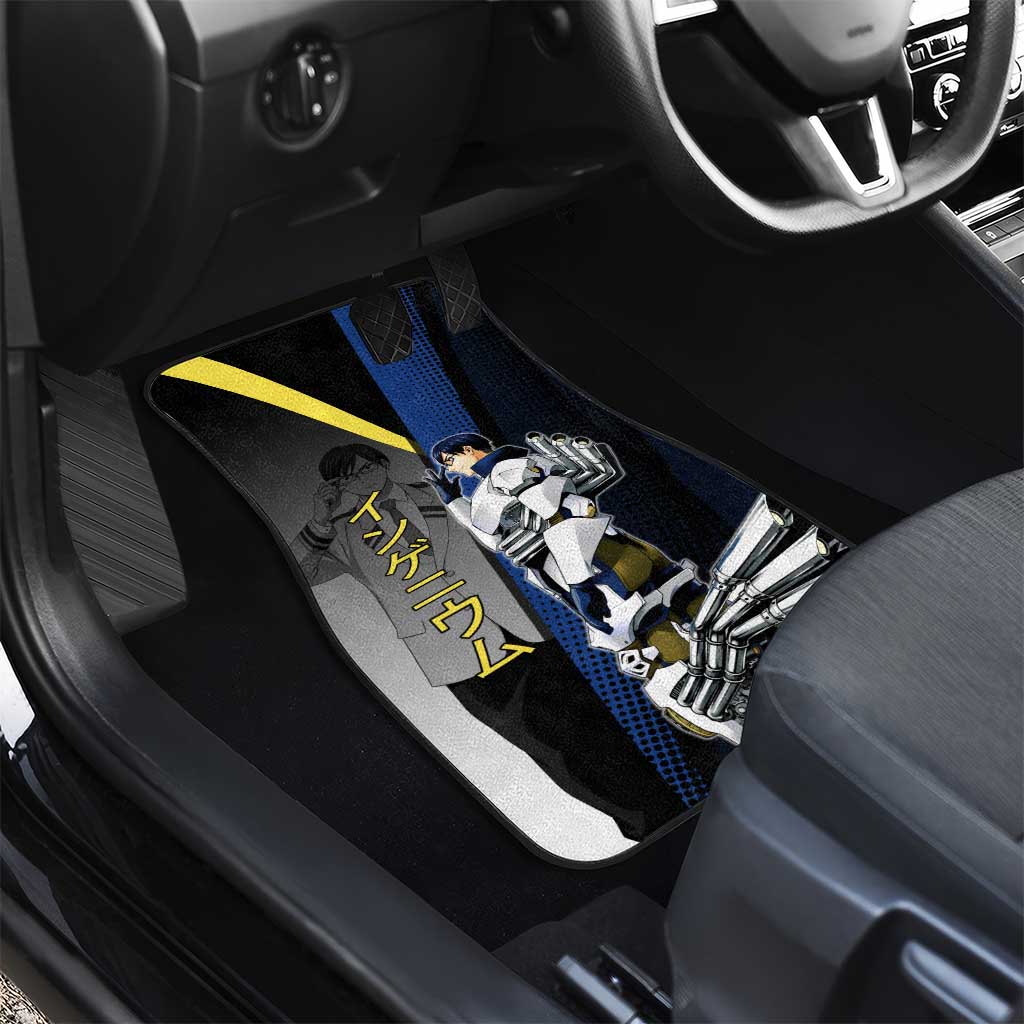 Tenya Iida Engine Hero Car Mats Japanese Comic Book Style