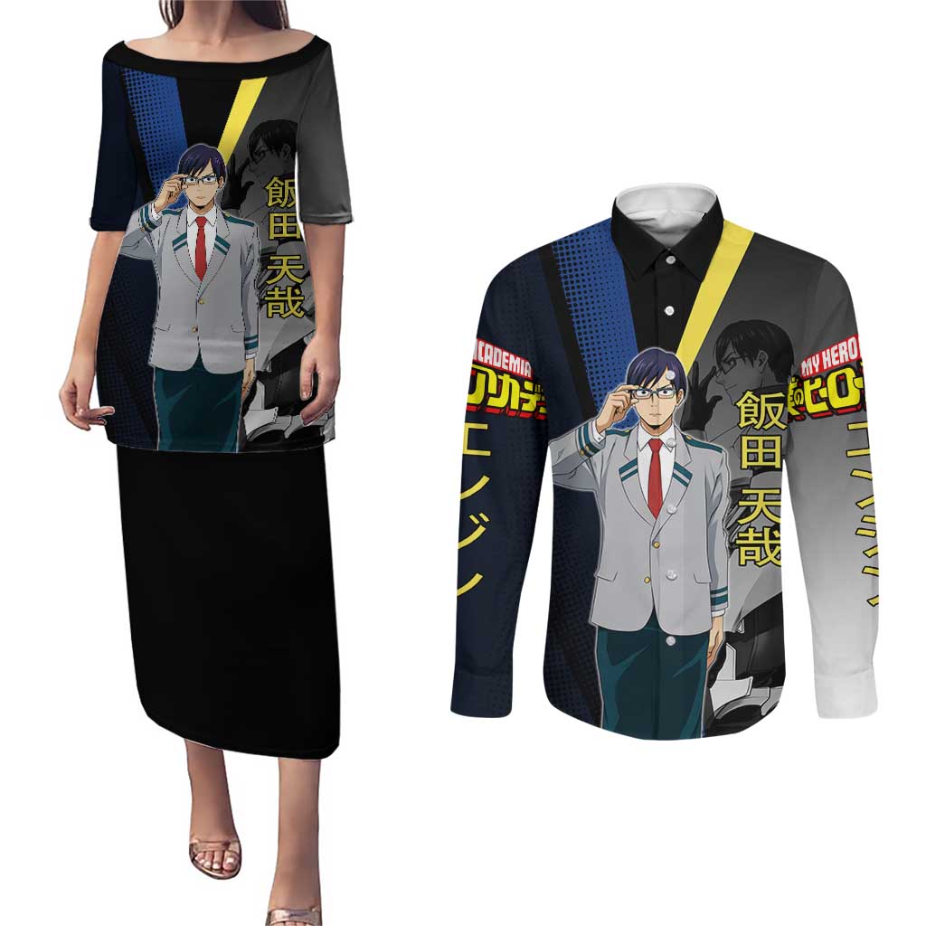 Tenya Iida Engine Hero Couples Matching Puletasi and Long Sleeve Button Shirt Japanese Comic Book Style