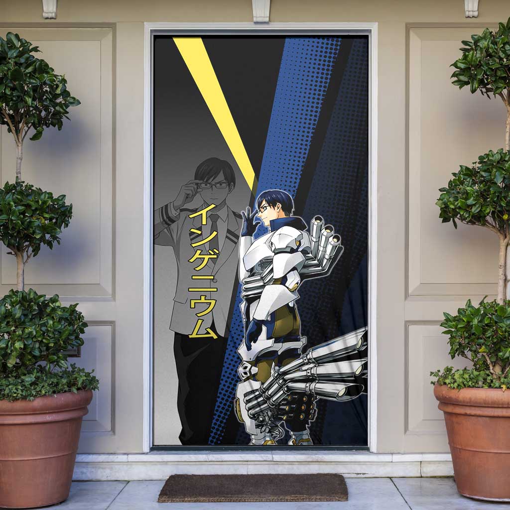 Tenya Iida Engine Hero Door Cover Japanese Comic Book Style
