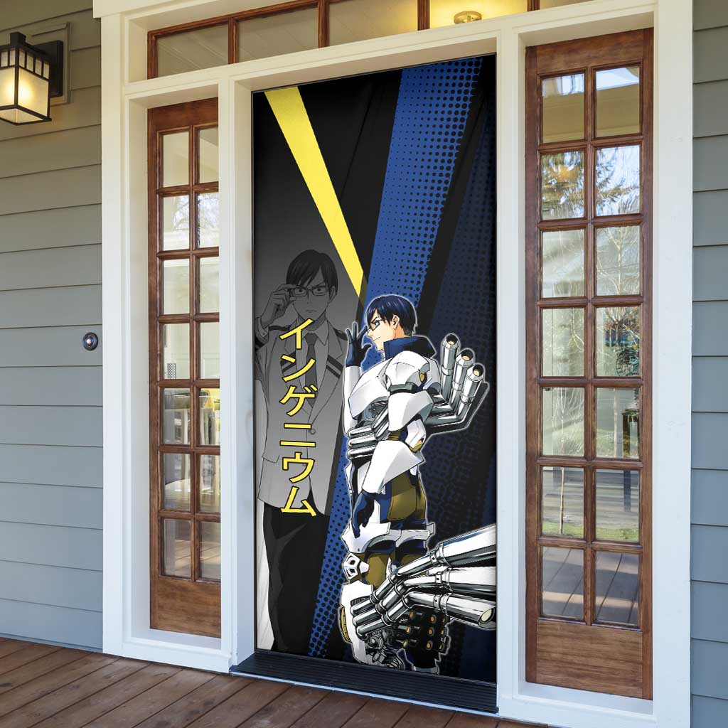 Tenya Iida Engine Hero Door Cover Japanese Comic Book Style