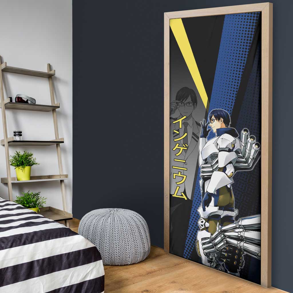 Tenya Iida Engine Hero Door Cover Japanese Comic Book Style