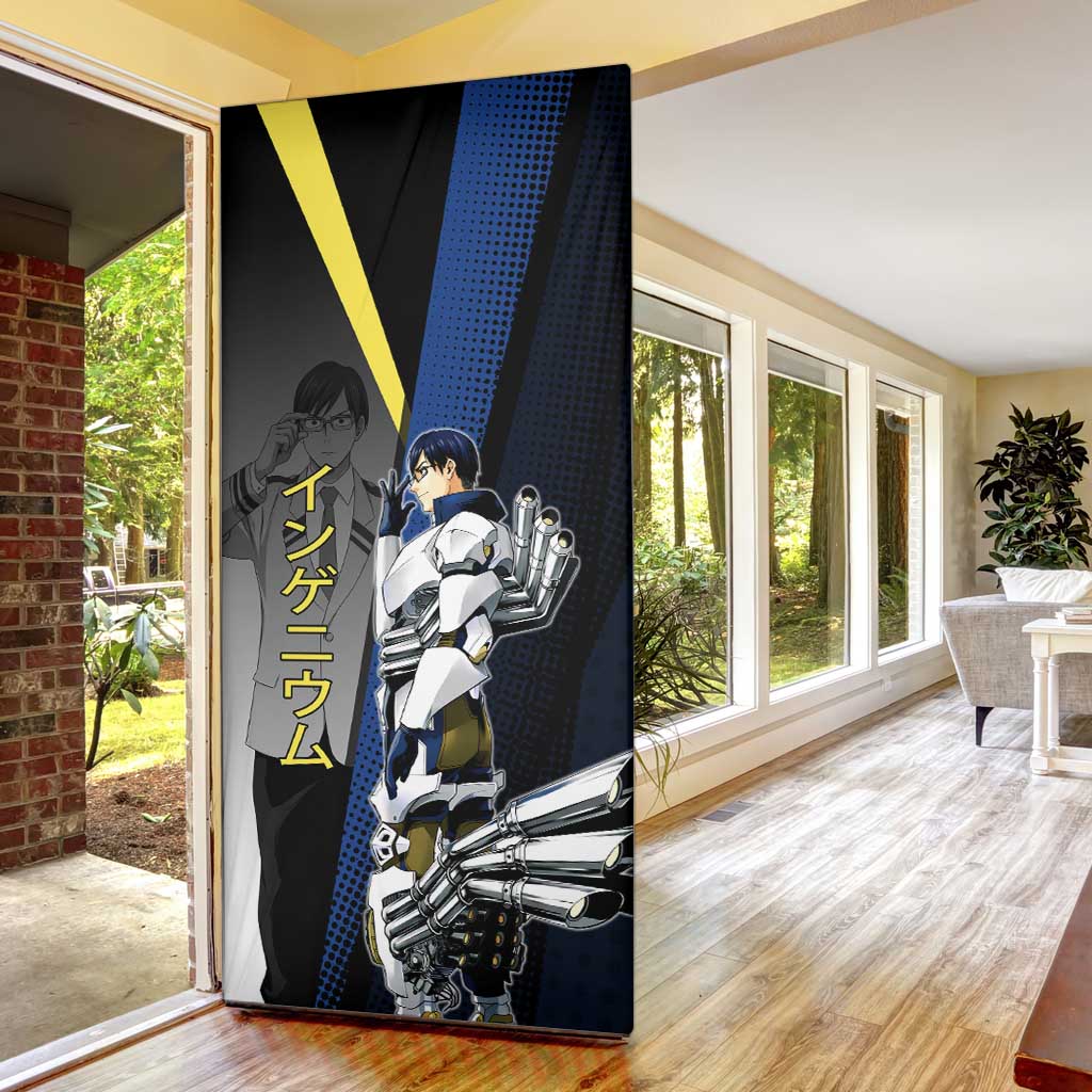 Tenya Iida Engine Hero Door Cover Japanese Comic Book Style