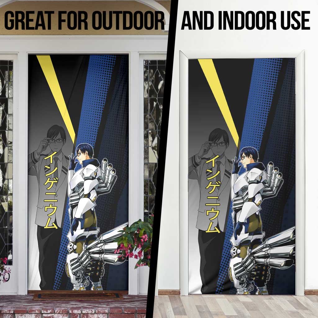 Tenya Iida Engine Hero Door Cover Japanese Comic Book Style