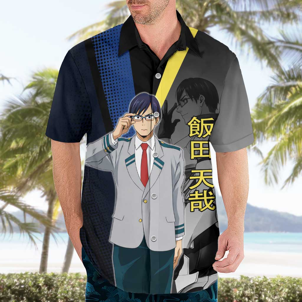 Tenya Iida Engine Hero Hawaiian Shirt Japanese Comic Book Style