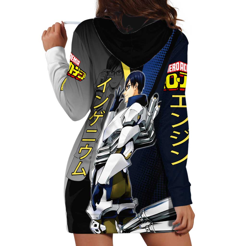Tenya Iida Engine Hero Hoodie Dress Japanese Comic Book Style