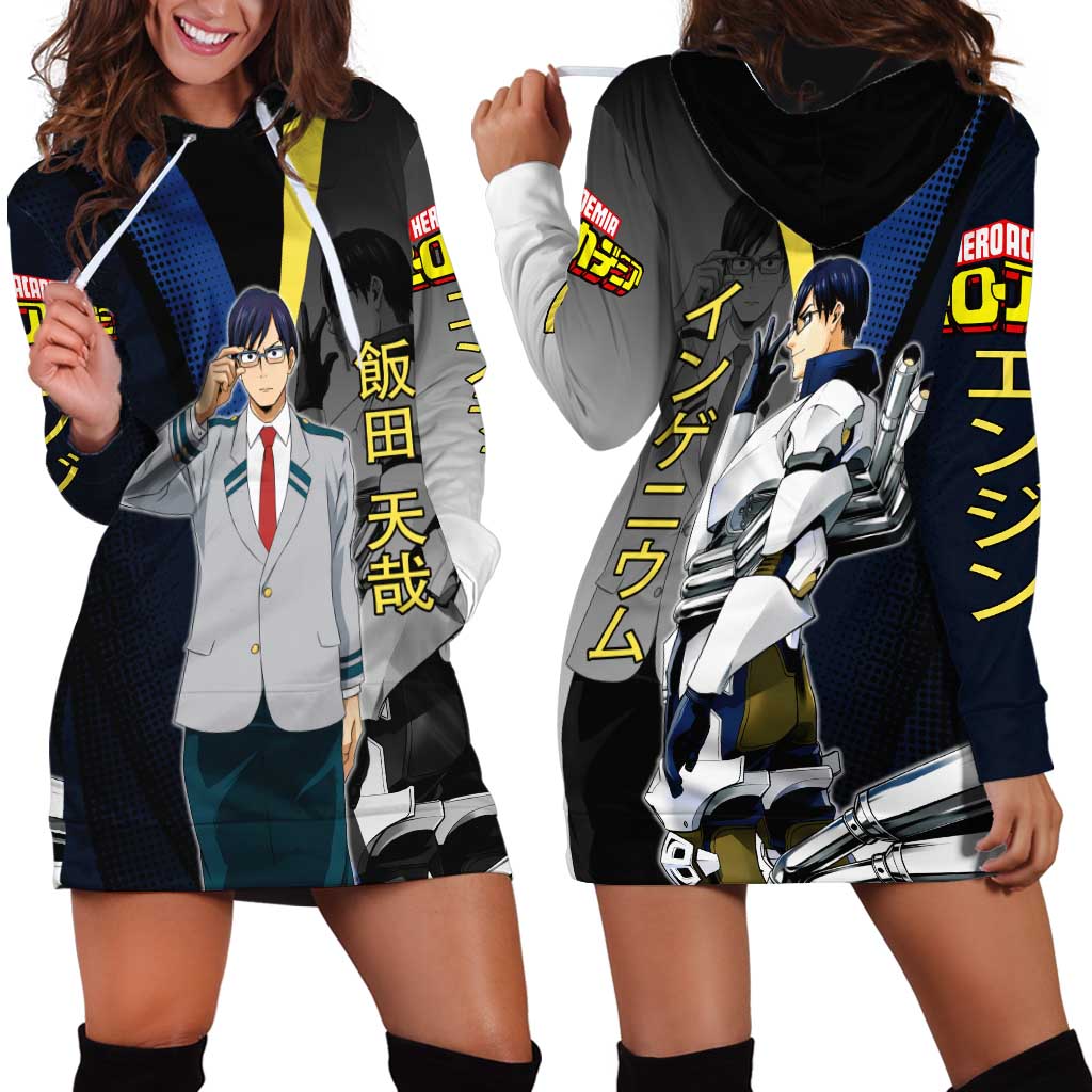 Tenya Iida Engine Hero Hoodie Dress Japanese Comic Book Style