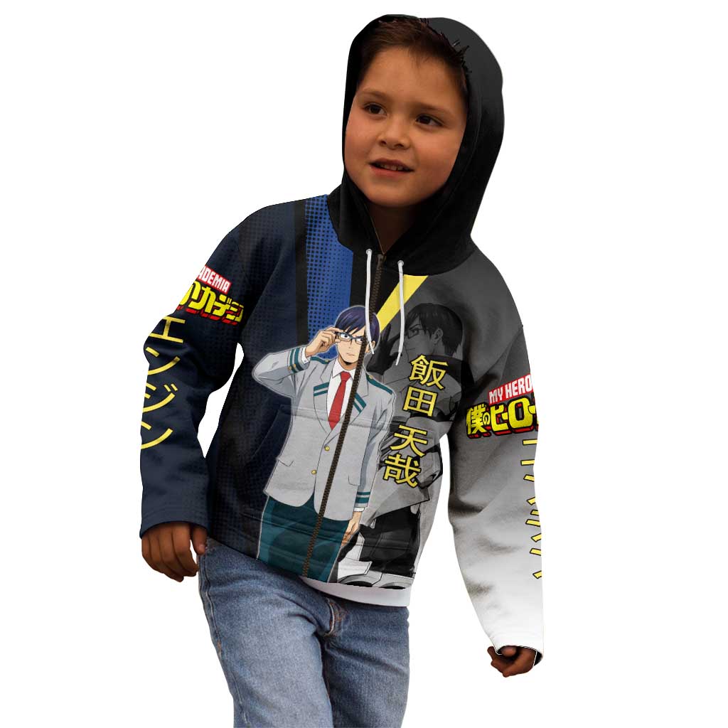 Tenya Iida Engine Hero Kid Hoodie Japanese Comic Book Style