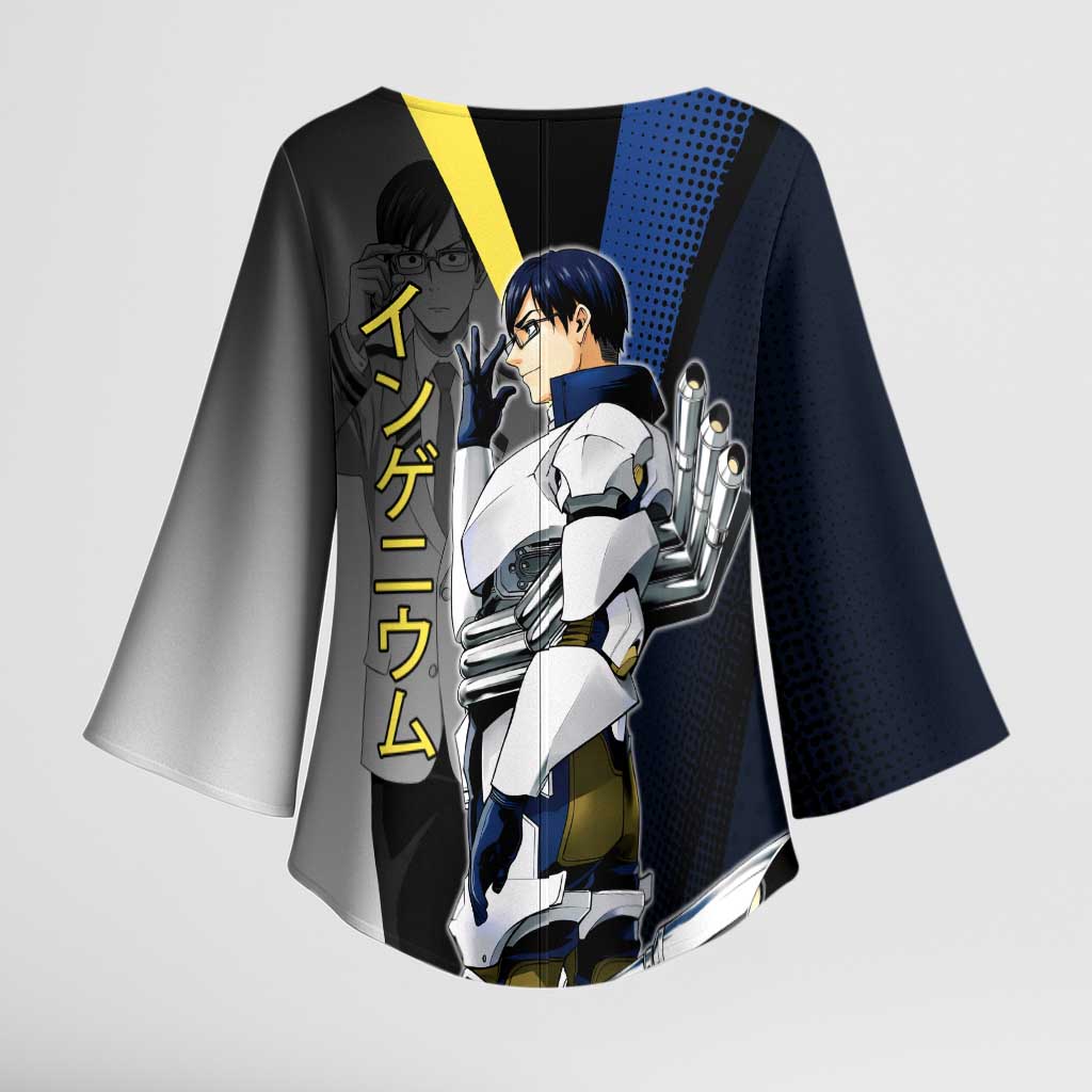 Tenya Iida Engine Hero Kimono Sleeve Blouse Japanese Comic Book Style