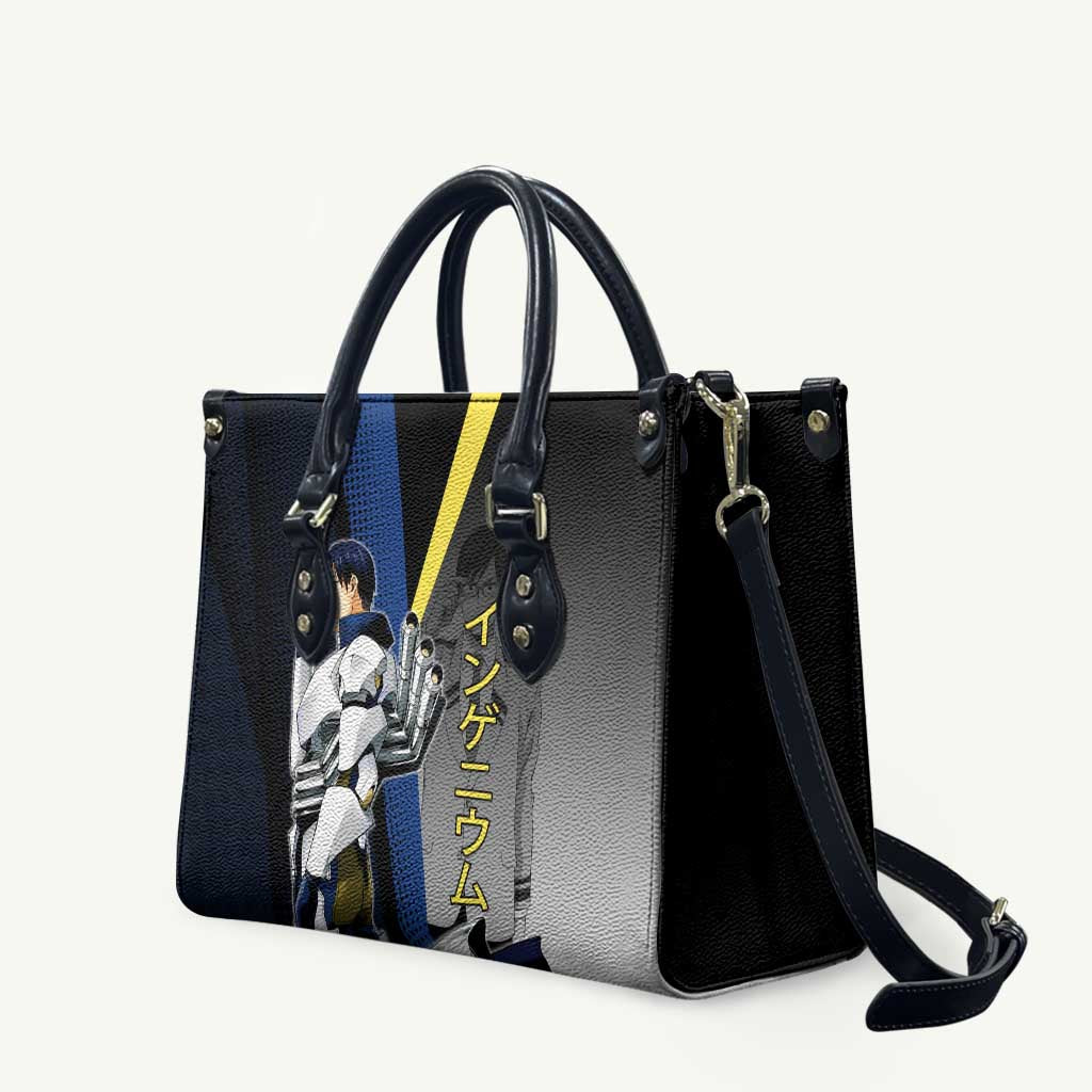Tenya Iida Engine Hero Leather Bag Japanese Comic Book Style