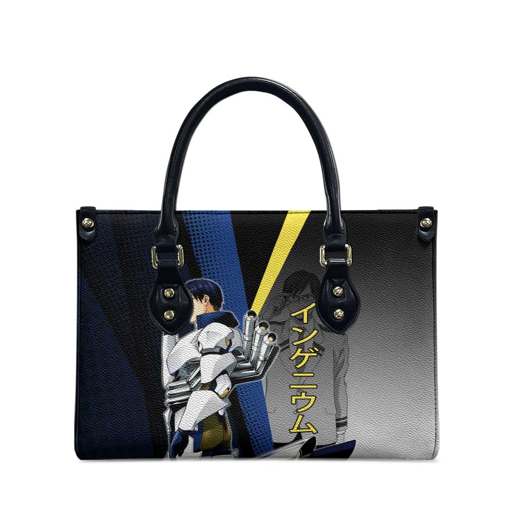 Tenya Iida Engine Hero Leather Bag Japanese Comic Book Style