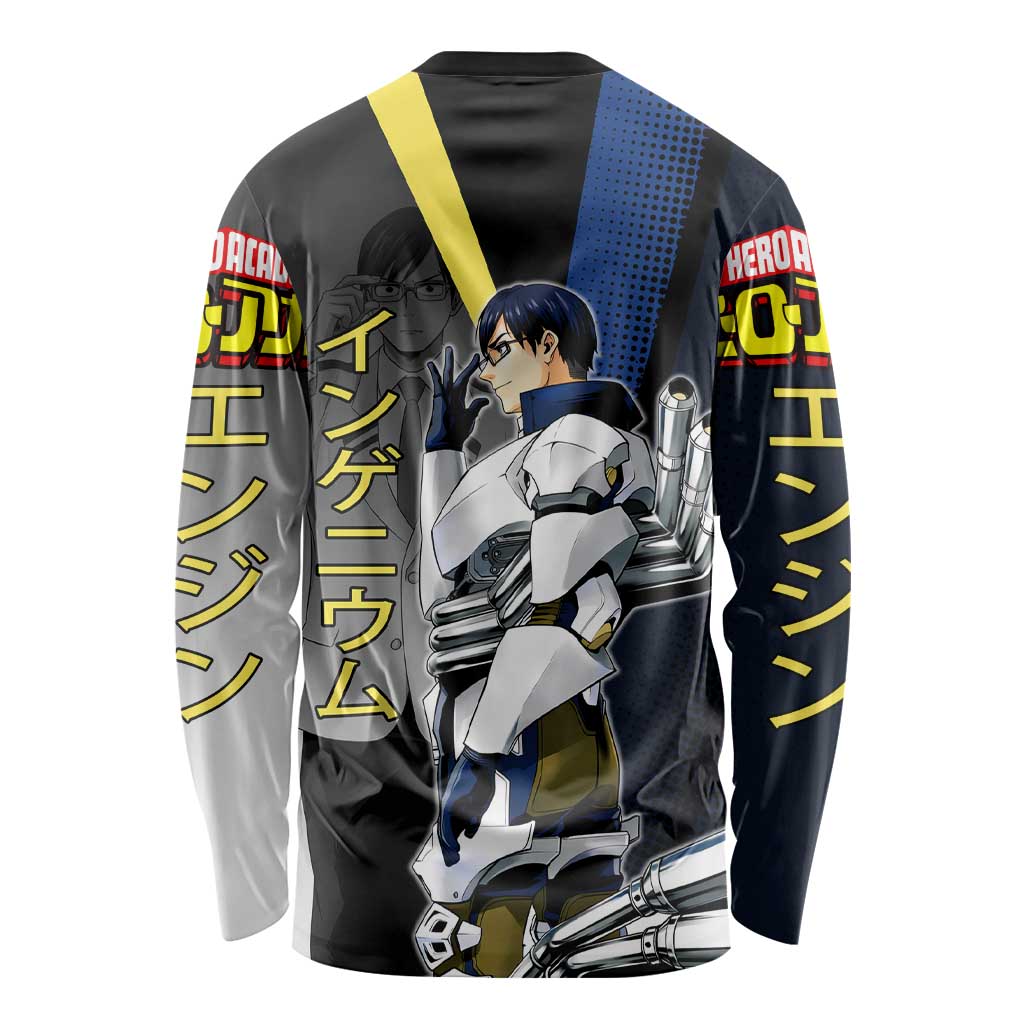 Tenya Iida Engine Hero Long Sleeve Shirt Japanese Comic Book Style