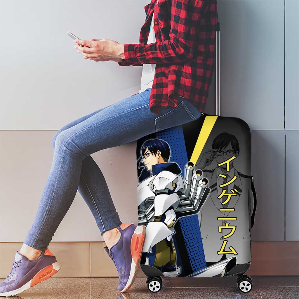 Tenya Iida Engine Hero Luggage Cover Japanese Comic Book Style
