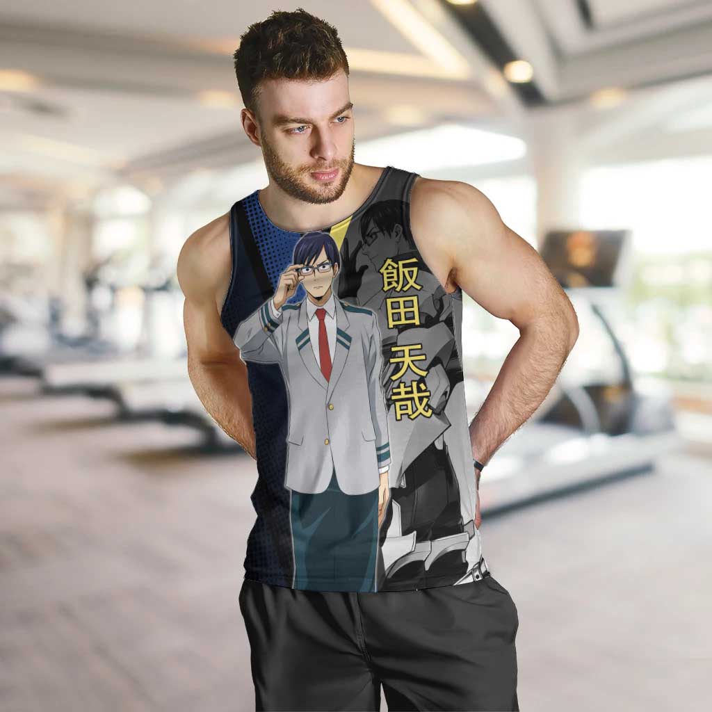 Tenya Iida Engine Hero Men Tank Top Japanese Comic Book Style