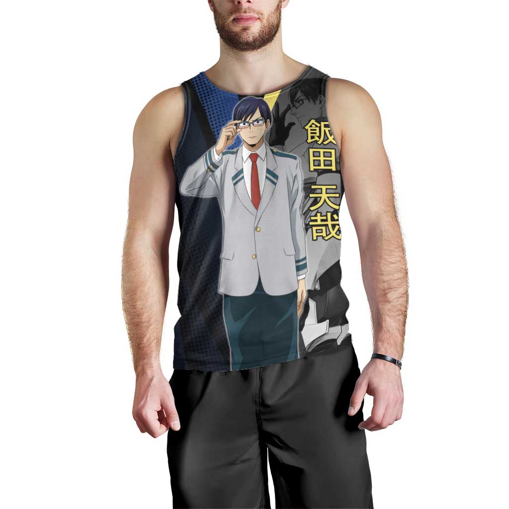 Tenya Iida Engine Hero Men Tank Top Japanese Comic Book Style