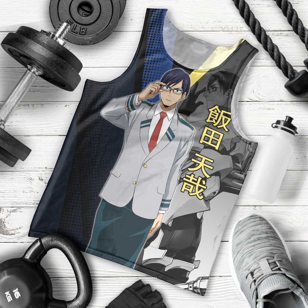 Tenya Iida Engine Hero Men Tank Top Japanese Comic Book Style
