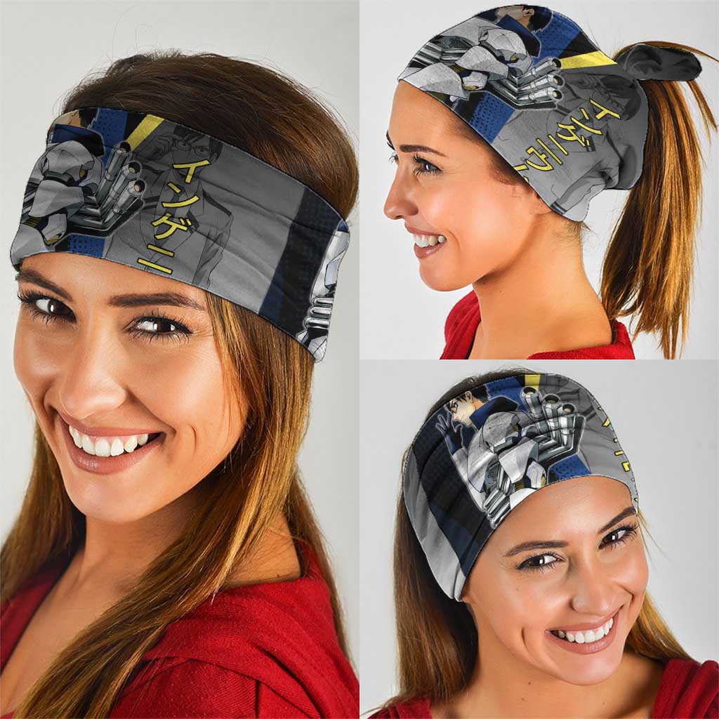 Tenya Iida Engine Hero Neck Gaiter Japanese Comic Book Style
