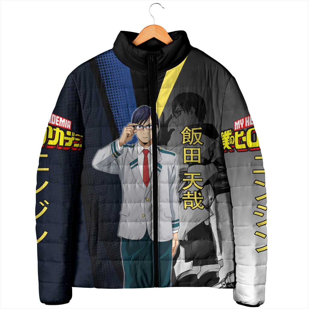 Tenya Iida Engine Hero Padded Jacket Japanese Comic Book Style
