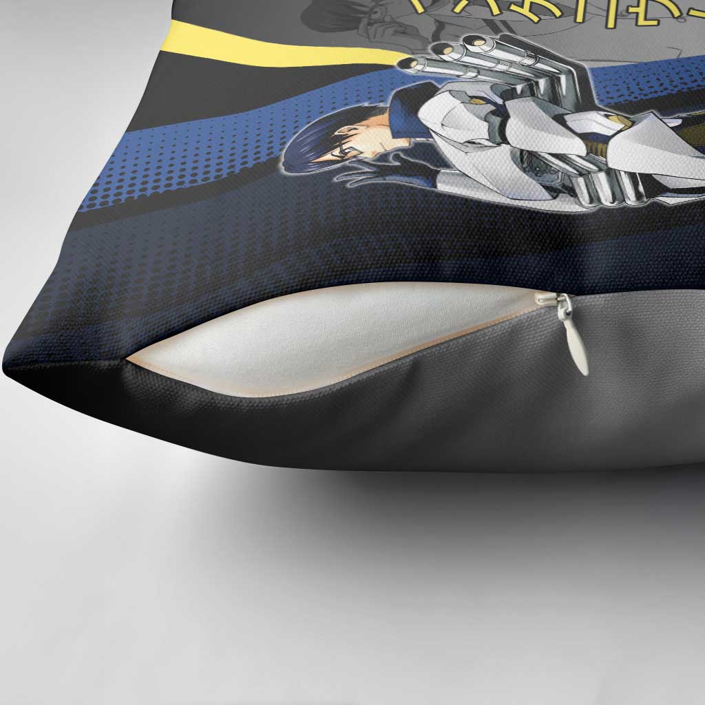 Tenya Iida Engine Hero Pillow Cover Japanese Comic Book Style