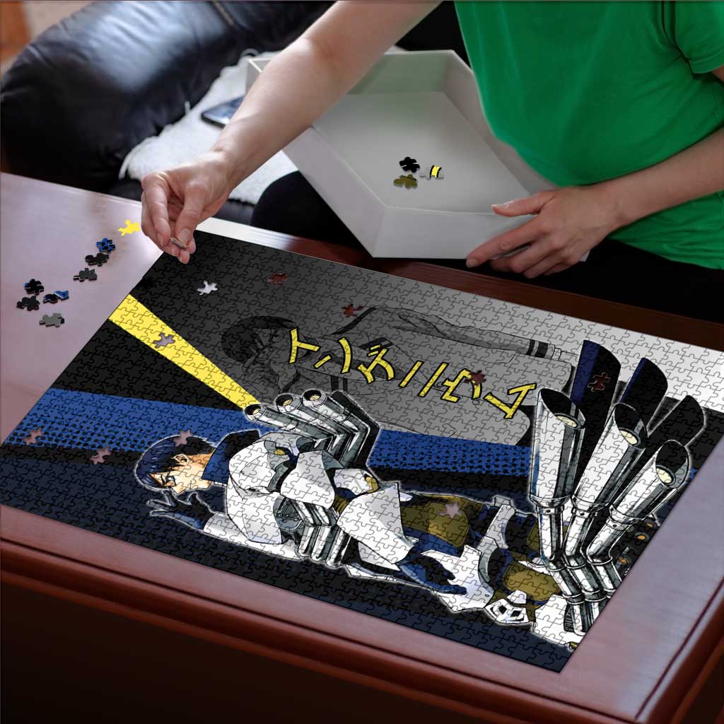Tenya Iida Engine Hero Puzzle Japanese Comic Book Style
