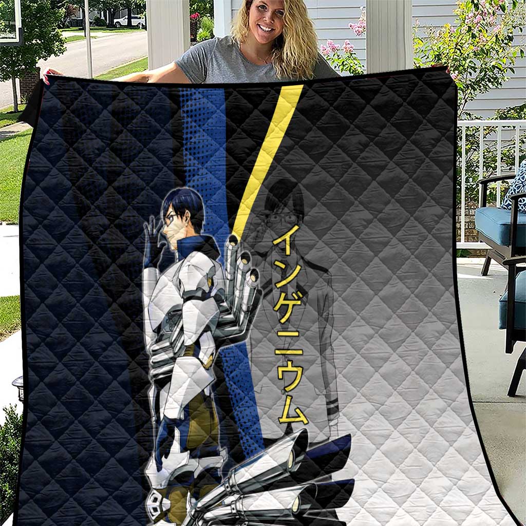 Tenya Iida Engine Hero Quilt Japanese Comic Book Style