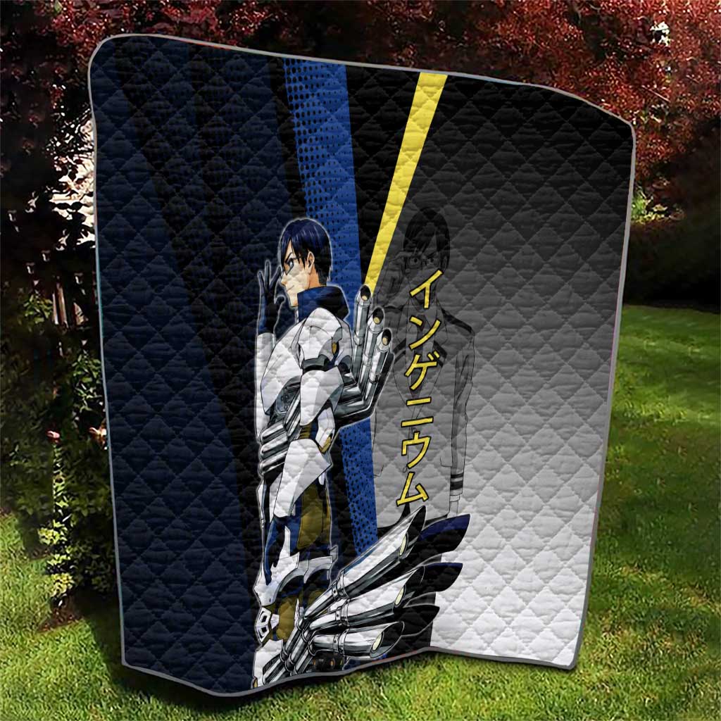 Tenya Iida Engine Hero Quilt Japanese Comic Book Style