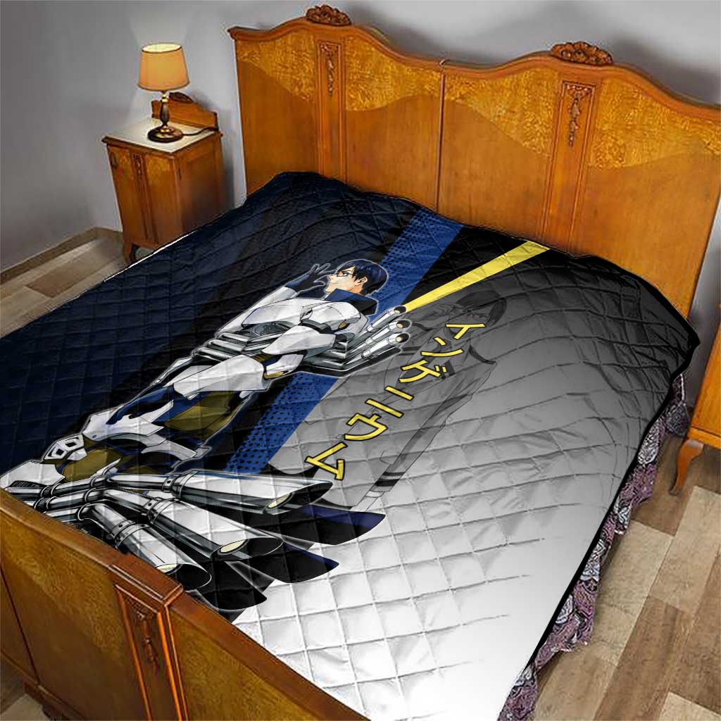 Tenya Iida Engine Hero Quilt Japanese Comic Book Style