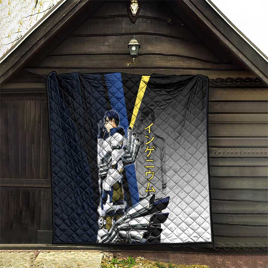 Tenya Iida Engine Hero Quilt Japanese Comic Book Style