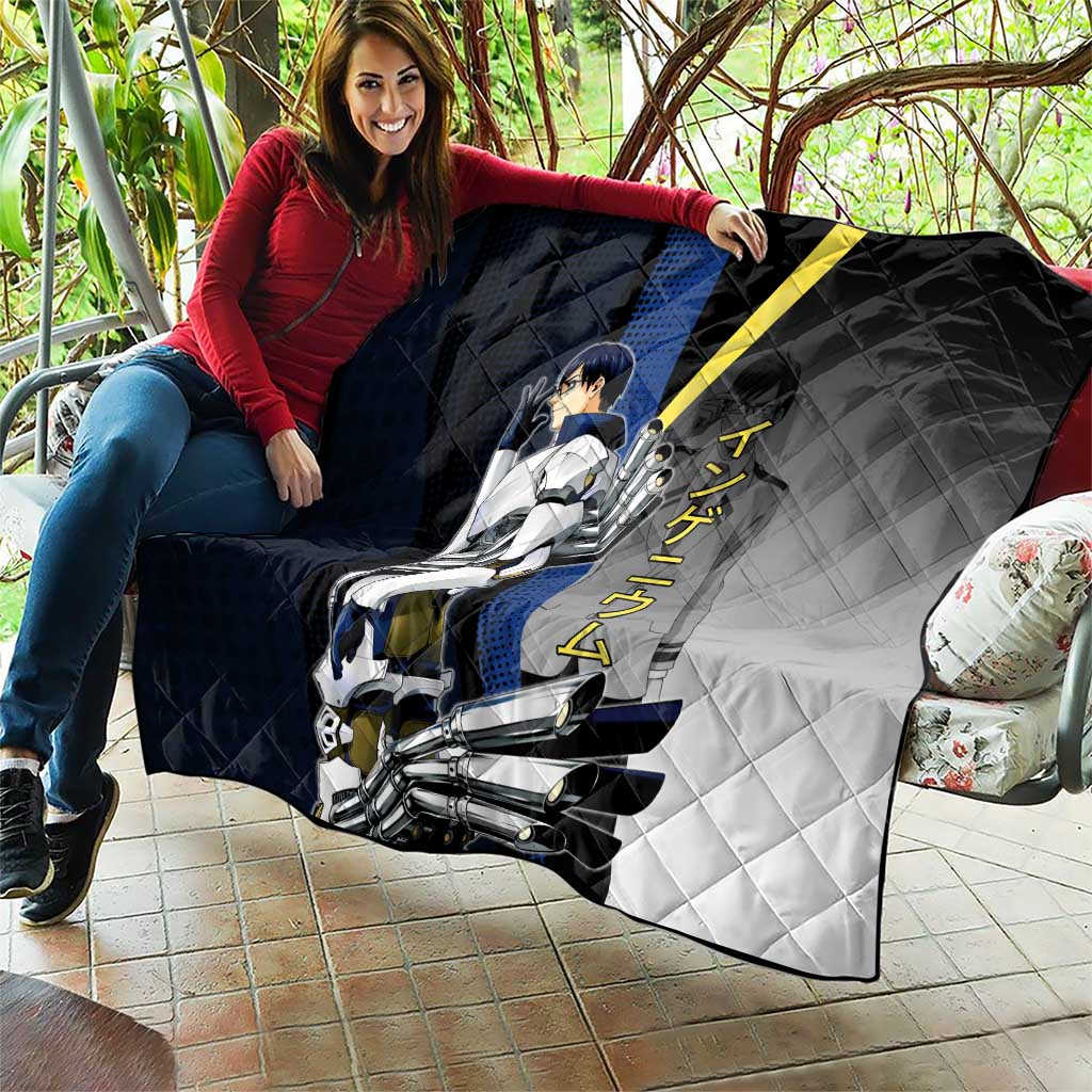 Tenya Iida Engine Hero Quilt Japanese Comic Book Style