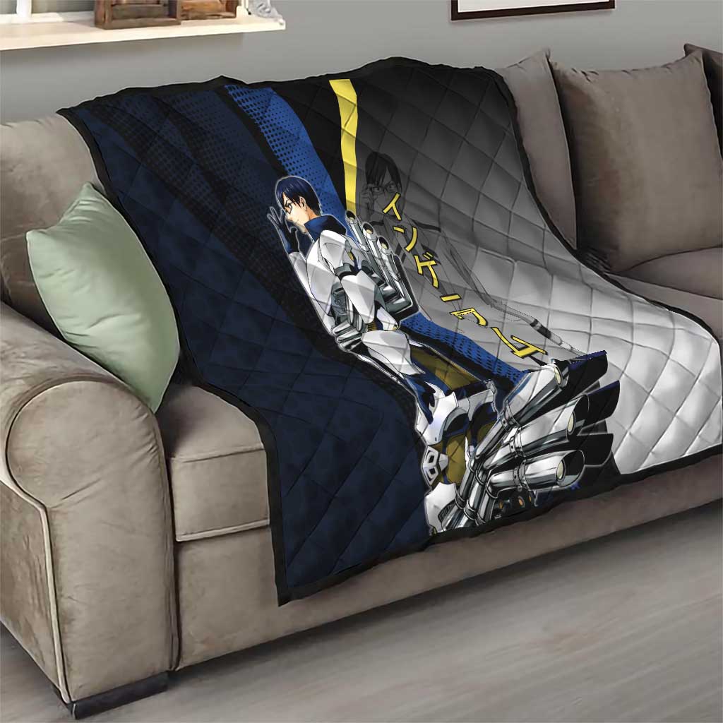 Tenya Iida Engine Hero Quilt Japanese Comic Book Style