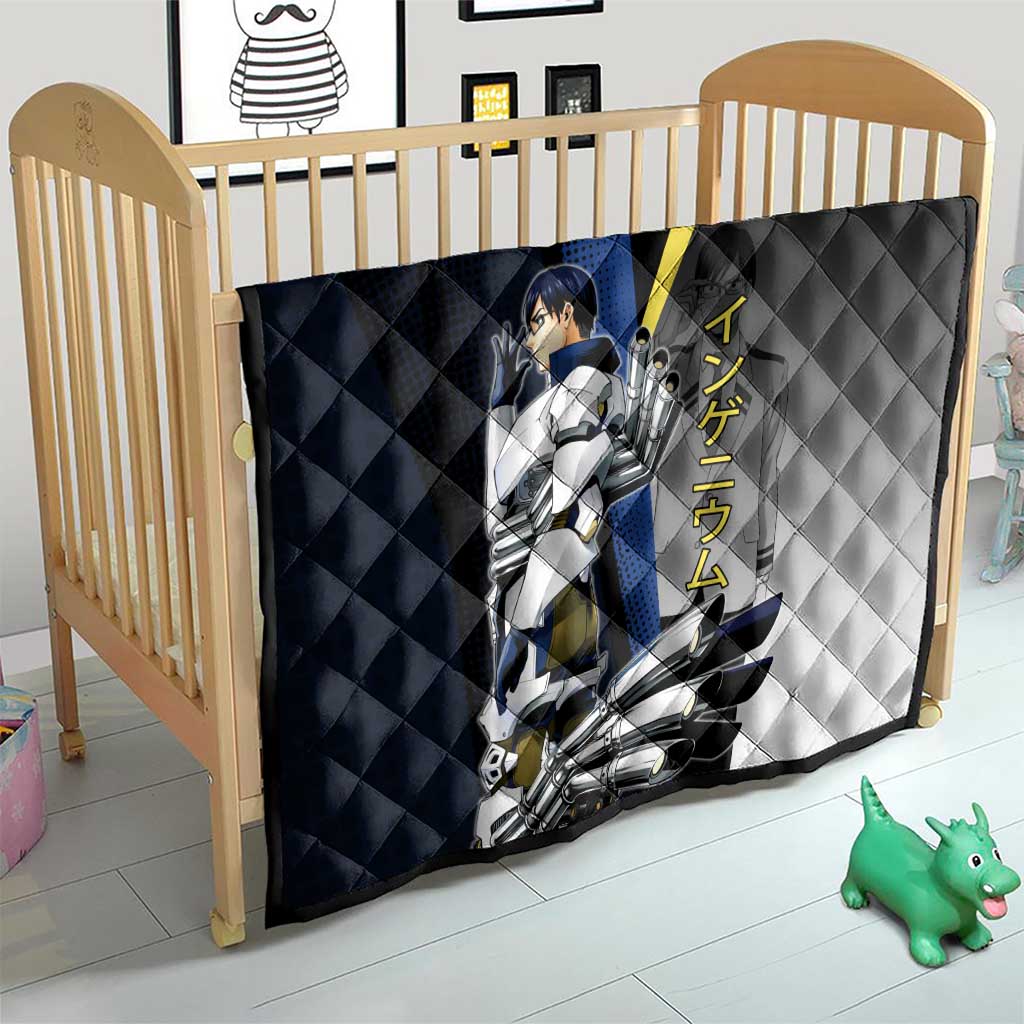 Tenya Iida Engine Hero Quilt Japanese Comic Book Style