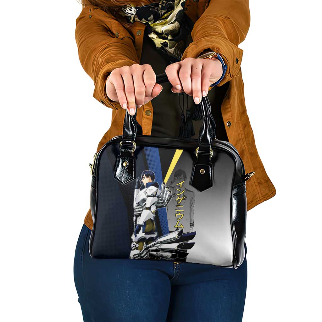 Tenya Iida Engine Hero Shoulder Handbag Japanese Comic Book Style