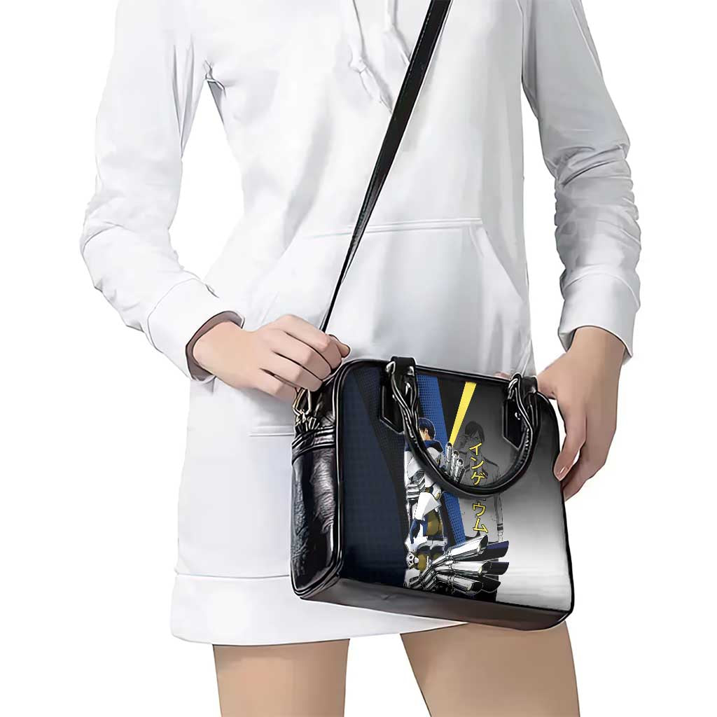 Tenya Iida Engine Hero Shoulder Handbag Japanese Comic Book Style