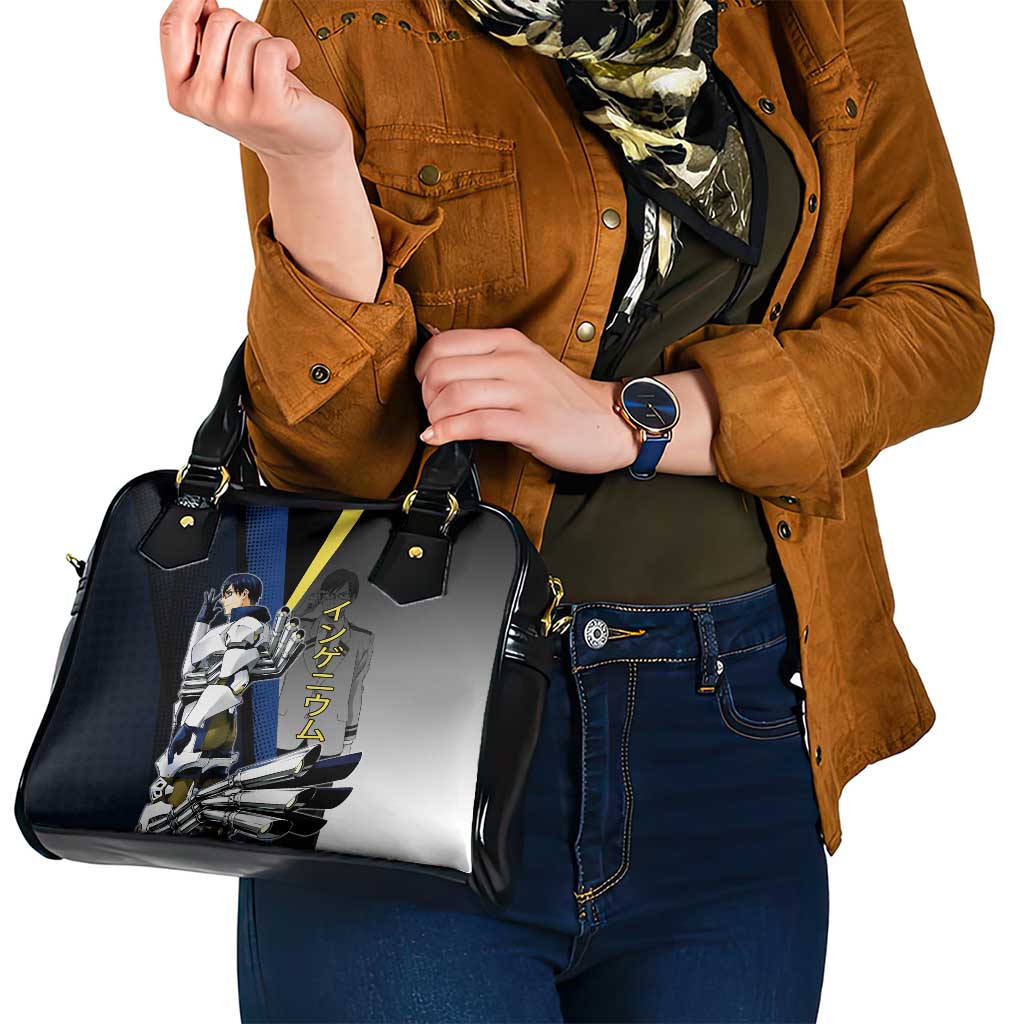 Tenya Iida Engine Hero Shoulder Handbag Japanese Comic Book Style