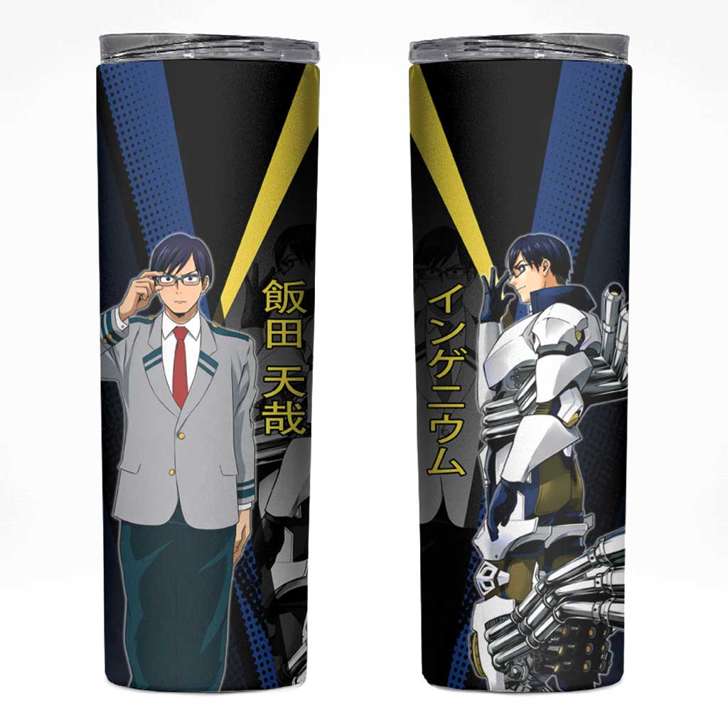 Tenya Iida Engine Hero Skinny Tumbler Japanese Comic Book Style