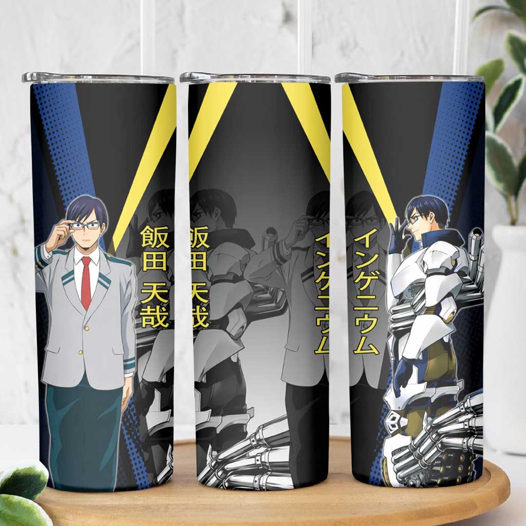Tenya Iida Engine Hero Skinny Tumbler Japanese Comic Book Style