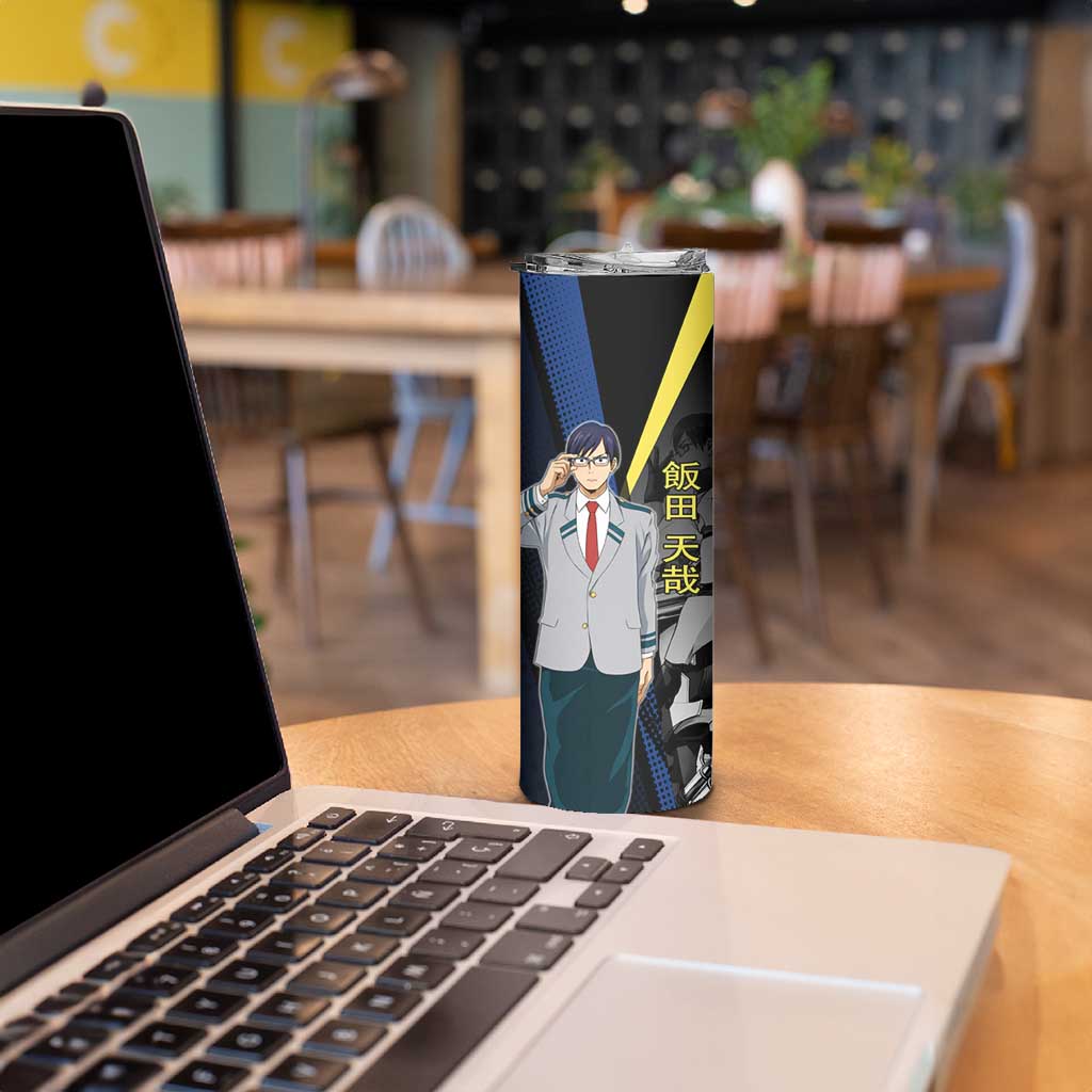 Tenya Iida Engine Hero Skinny Tumbler Japanese Comic Book Style