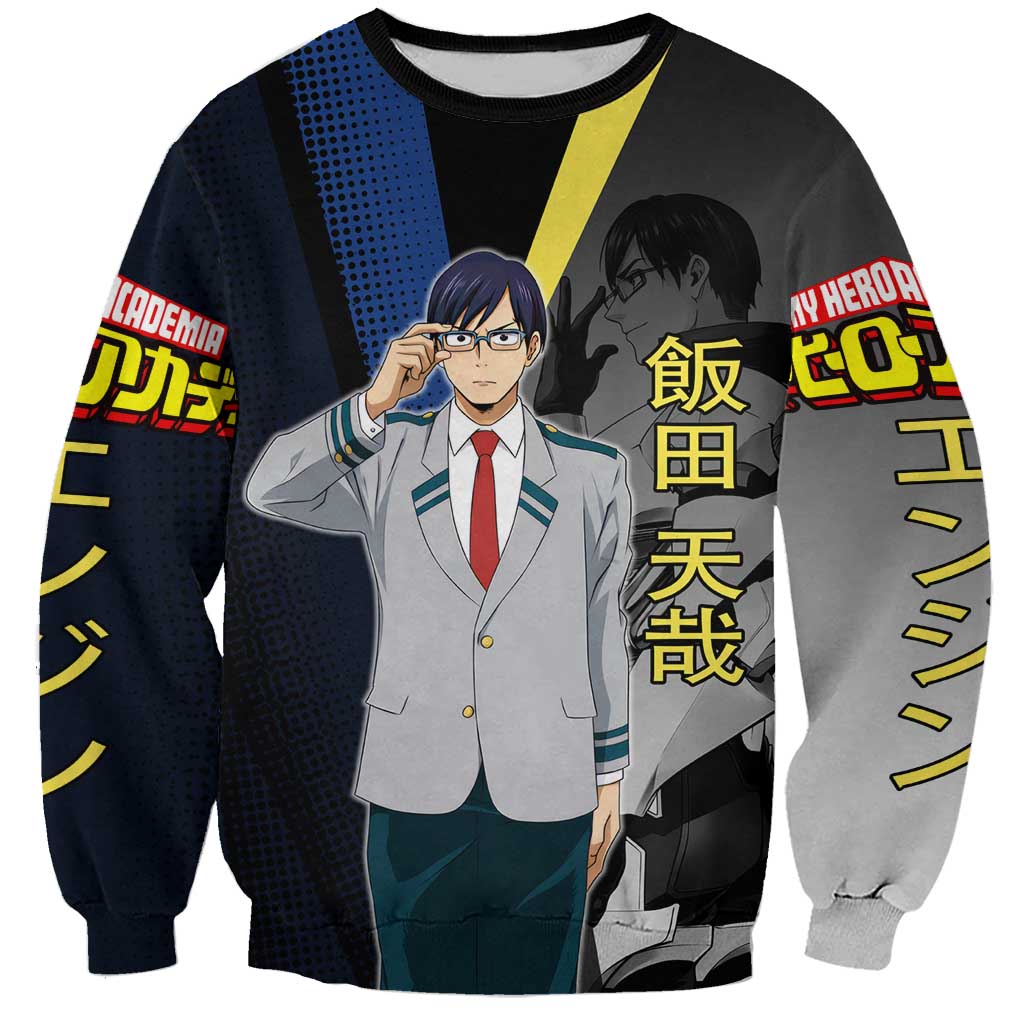 Tenya Iida Engine Hero Sweatshirt Japanese Comic Book Style