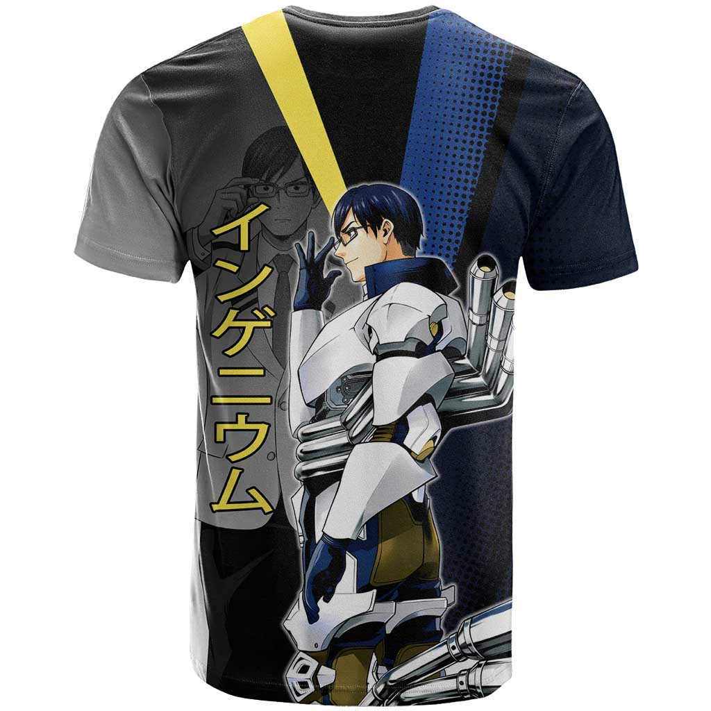 Tenya Iida Engine Hero T Shirt Japanese Comic Book Style