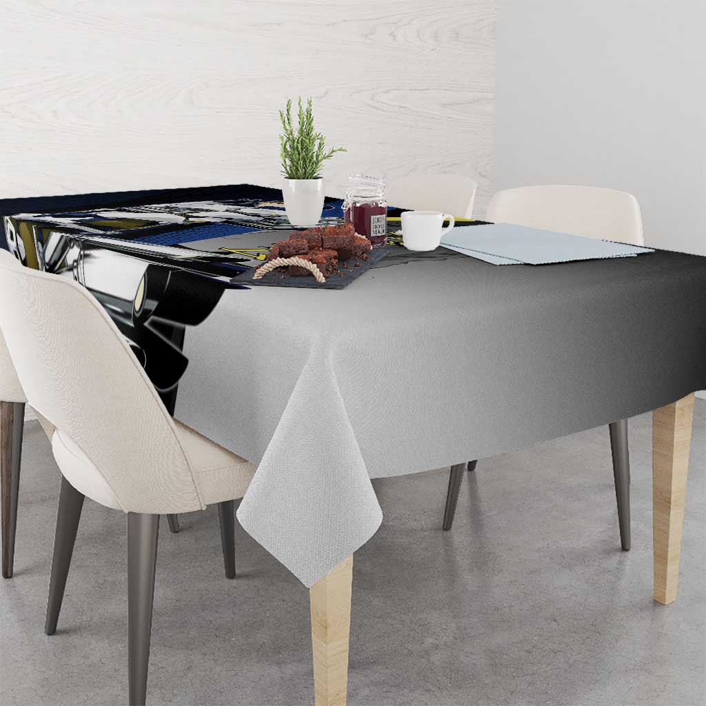 Tenya Iida Engine Hero Tablecloth Japanese Comic Book Style