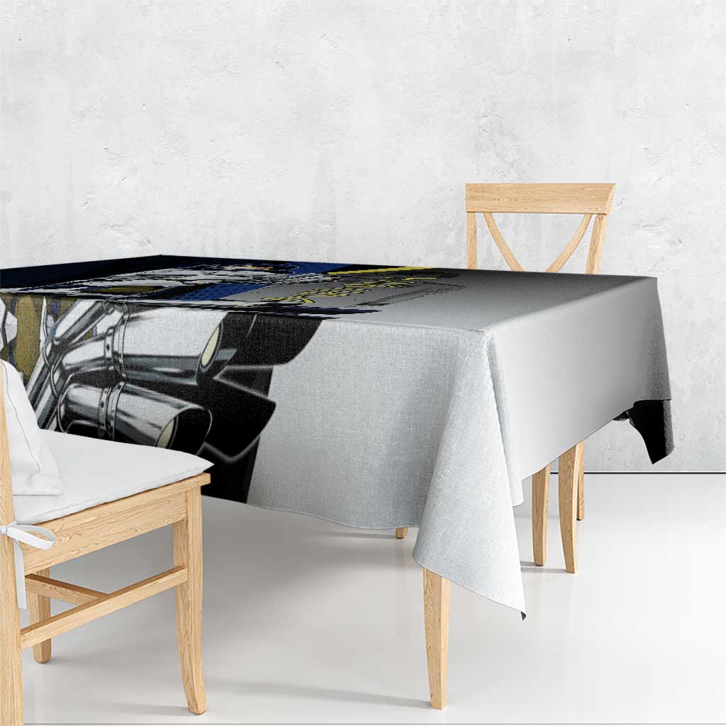 Tenya Iida Engine Hero Tablecloth Japanese Comic Book Style