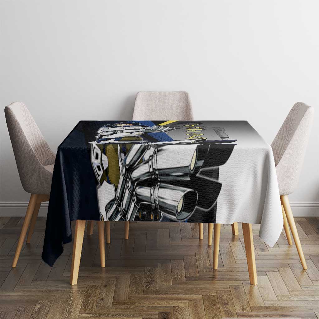 Tenya Iida Engine Hero Tablecloth Japanese Comic Book Style
