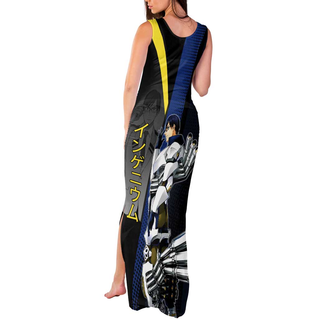 Tenya Iida Engine Hero Tank Maxi Dress Japanese Comic Book Style