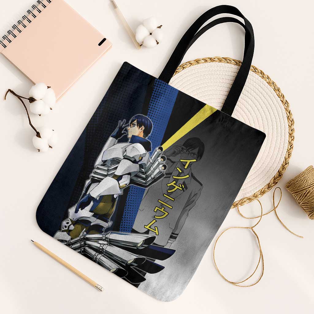 Tenya Iida Engine Hero Tote Bag Japanese Comic Book Style