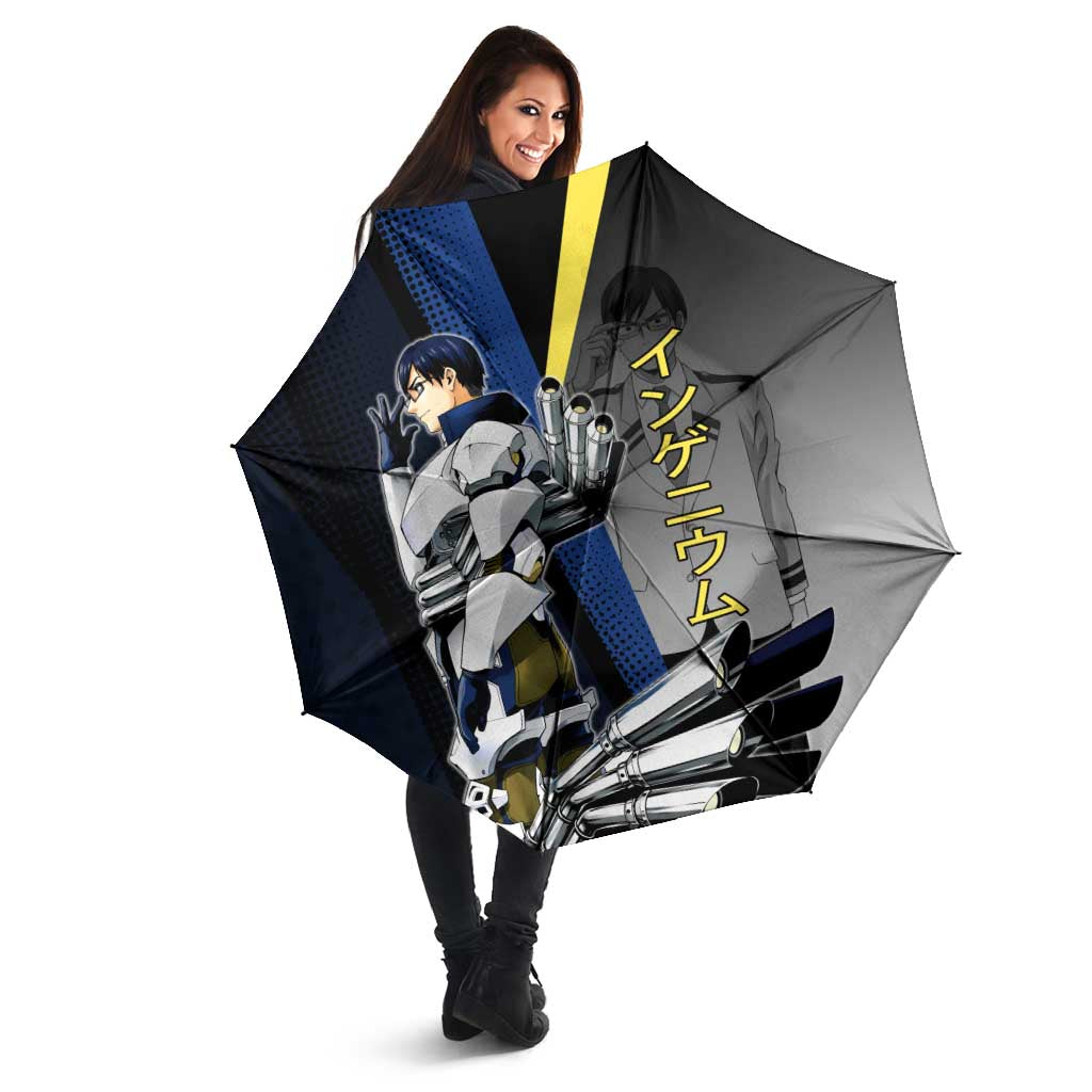 Tenya Iida Engine Hero Umbrella Japanese Comic Book Style