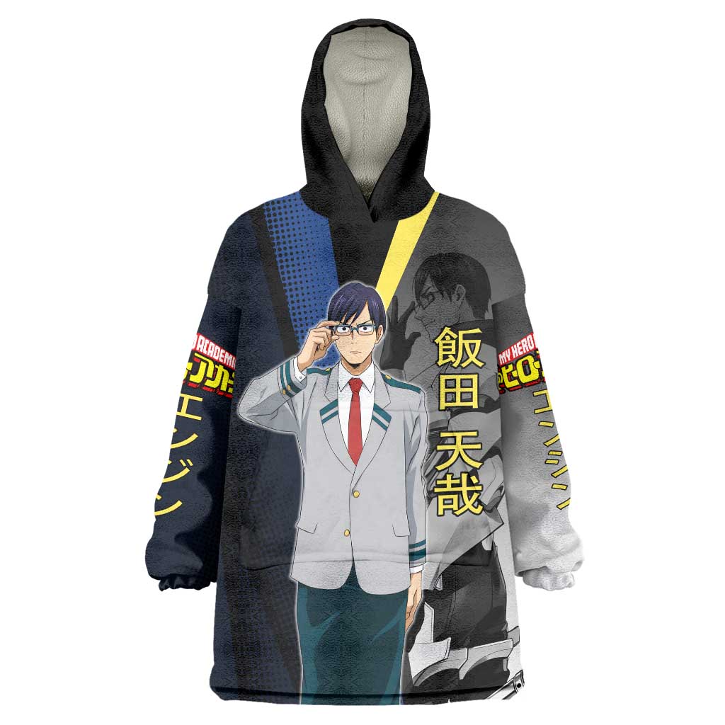 Tenya Iida Engine Hero Wearable Blanket Hoodie Japanese Comic Book Style