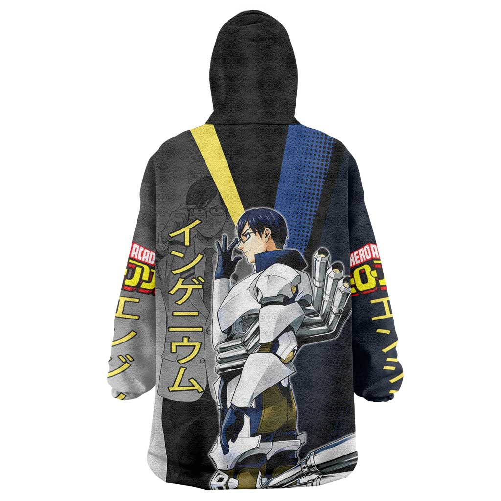 Tenya Iida Engine Hero Wearable Blanket Hoodie Japanese Comic Book Style