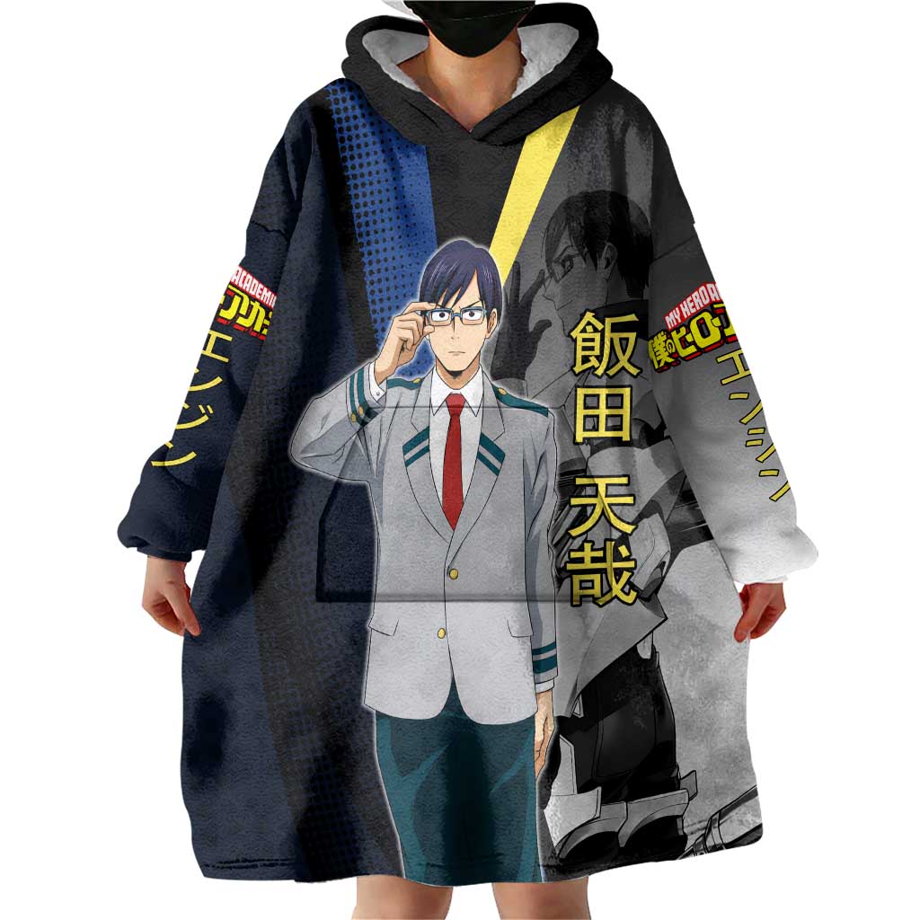 Tenya Iida Engine Hero Wearable Blanket Hoodie Japanese Comic Book Style