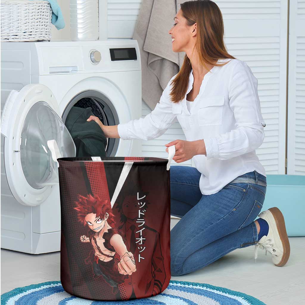 Eijiro Kirishima Red Riot Laundry Basket Japanese Comic Book Style
