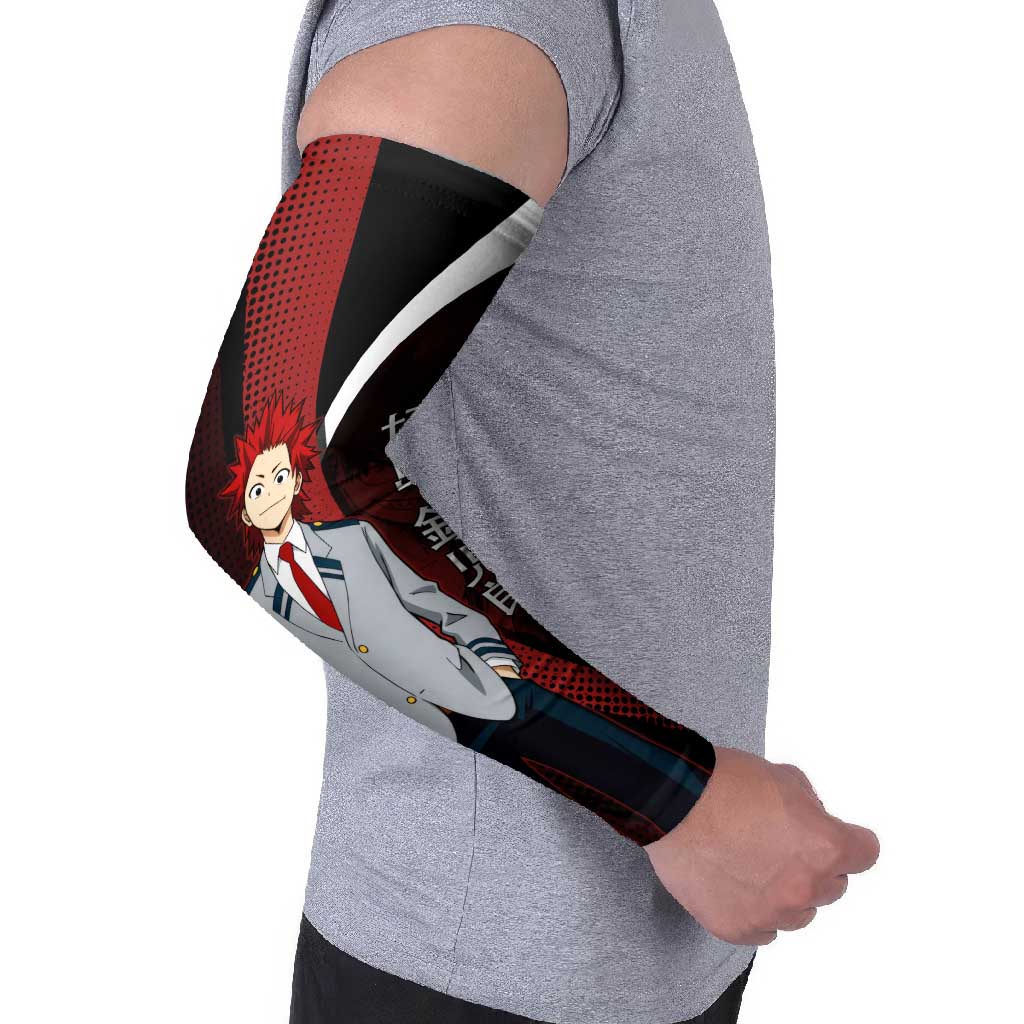 Eijiro Kirishima Red Riot Arm Sleeves Japanese Comic Book Style