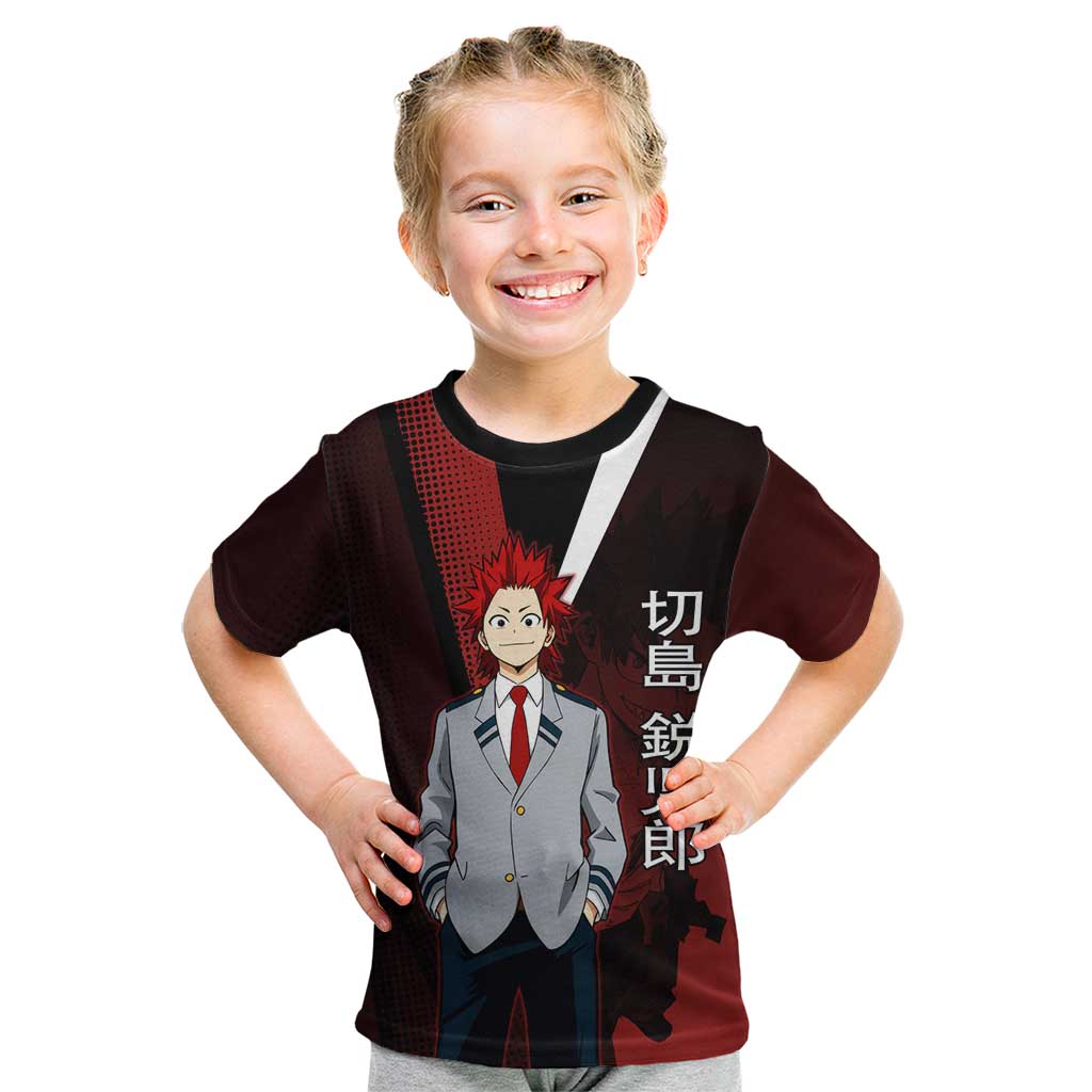 Eijiro Kirishima Red Riot Kid T Shirt Japanese Comic Book Style